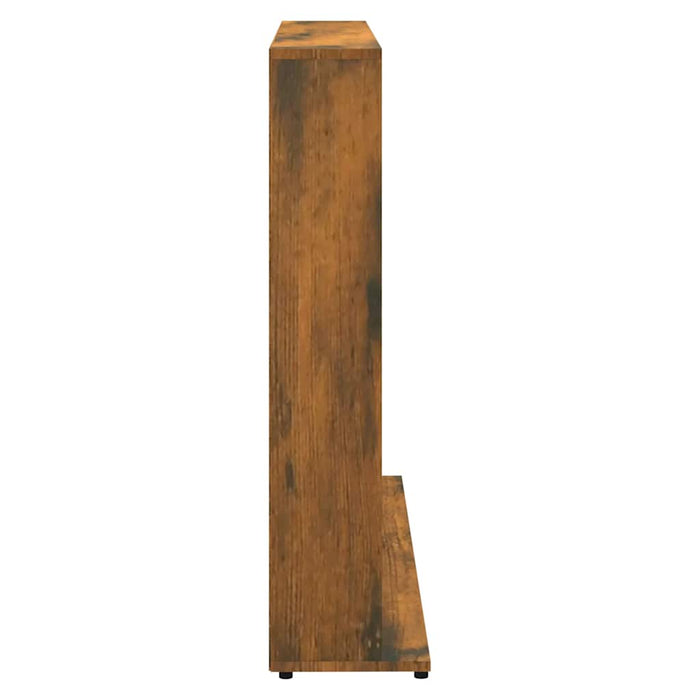 Dulap CD-uri, stejar fumuriu, 100x23x89,5 cm, lemn prelucrat WALTI