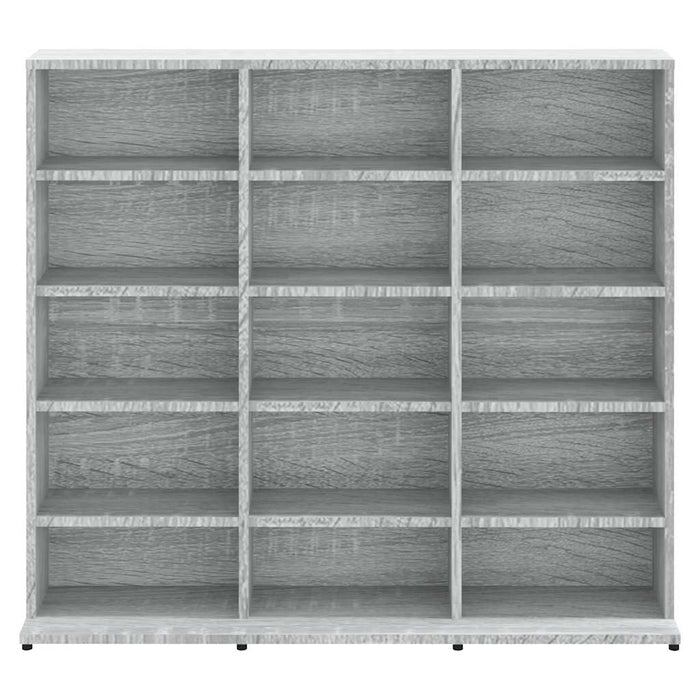 Dulap CD-uri, sonoma gri, 100x23x89,5 cm, lemn prelucrat WALTI