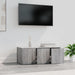 Comodă TV, gri sonoma, 80x34x30 cm, lemn compozit - WALTI WALTI