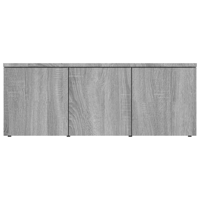 Comodă TV, gri sonoma, 80x34x30 cm, lemn compozit - WALTI WALTI