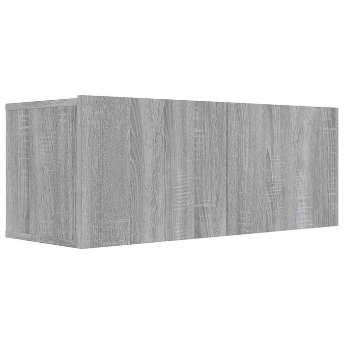 Comodă TV, gri sonoma, 80x30x30 cm, lemn prelucrat - WALTI WALTI