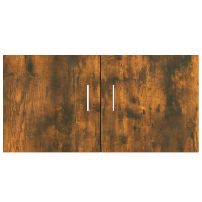 Dulap de perete, stejar fumuriu, 80x39x40 cm, lemn prelucrat - WALTI WALTI