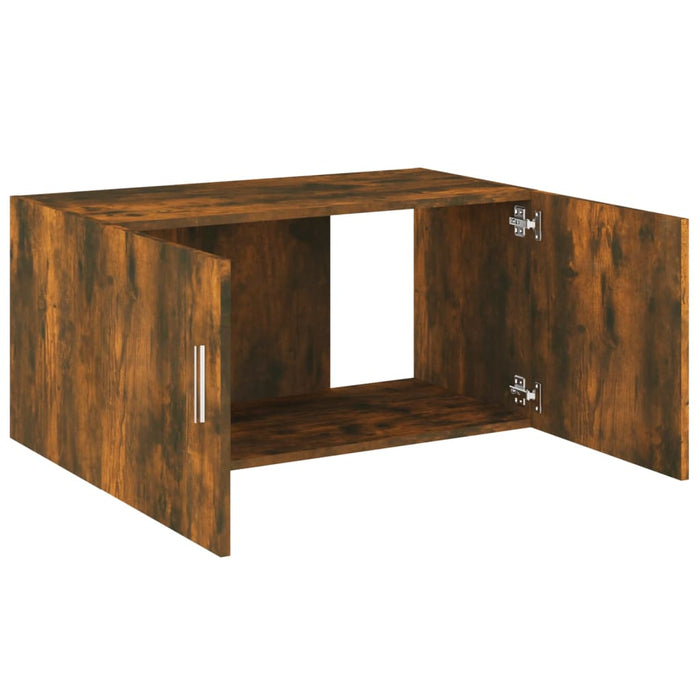 Dulap de perete, stejar fumuriu, 80x39x40 cm, lemn prelucrat - WALTI WALTI