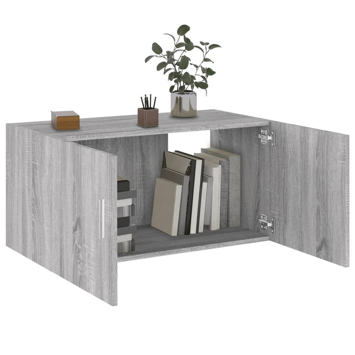 Dulap de perete, gri sonoma, 80x39x40 cm, lemn prelucrat - WALTI WALTI