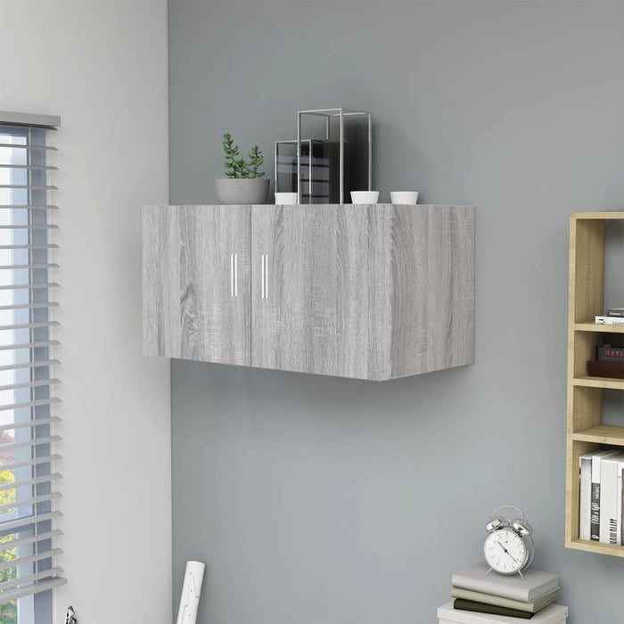Dulap de perete, gri sonoma, 80x39x40 cm, lemn prelucrat - WALTI WALTI