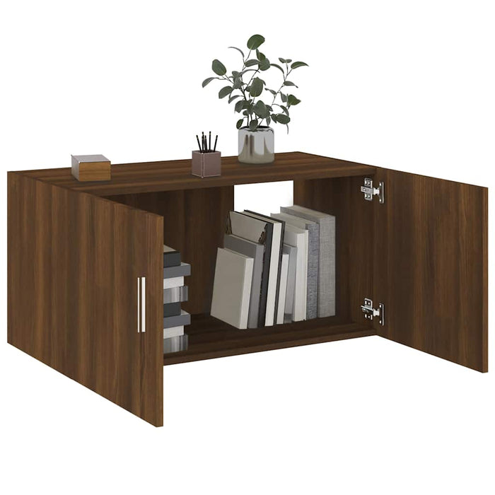 Dulap de perete, stejar maro, 80x39x40 cm, lemn prelucrat WALTI