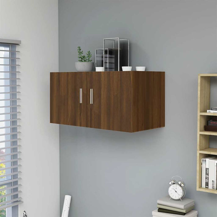 Dulap de perete, stejar maro, 80x39x40 cm, lemn prelucrat WALTI