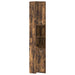 Dulap de baie, stejar fumuriu, 30x30x183,5 cm, lemn prelucrat - WALTI WALTI