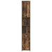 Dulap de baie, stejar fumuriu, 30x30x183,5 cm, lemn prelucrat - WALTI WALTI