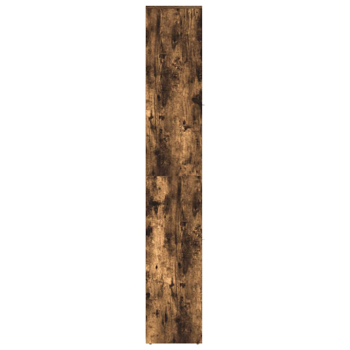 Dulap de baie, stejar fumuriu, 30x30x183,5 cm, lemn prelucrat - WALTI WALTI