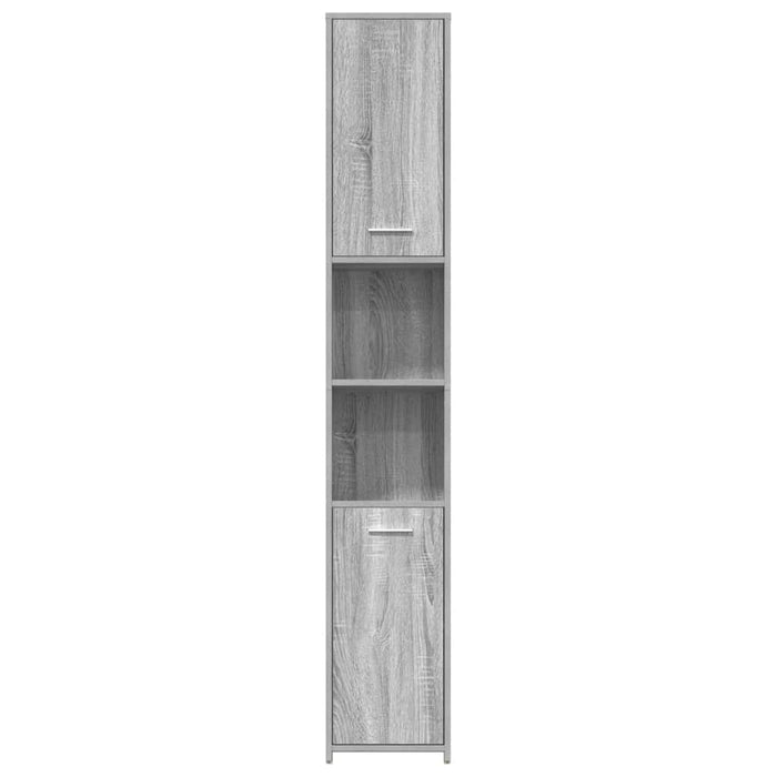 Dulap de baie, sonoma gri, 30x30x183,5 cm, lemn prelucrat - WALTI WALTI