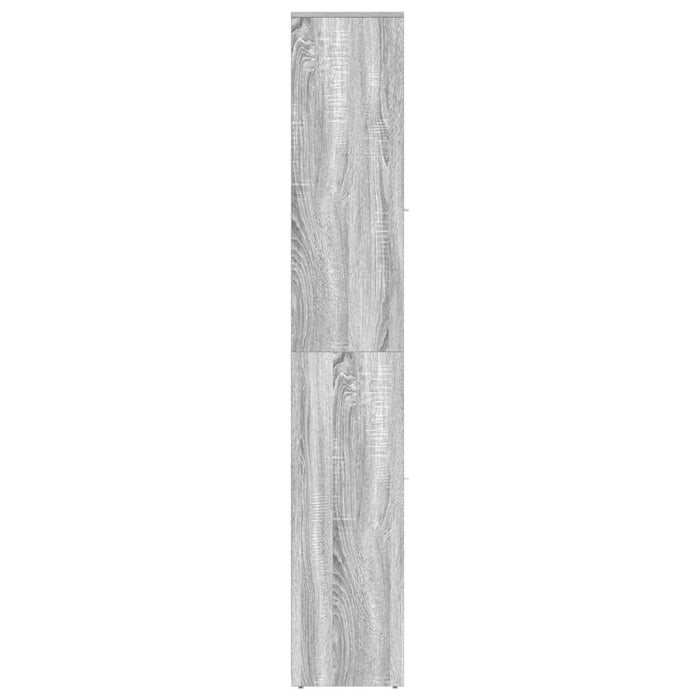 Dulap de baie, sonoma gri, 30x30x183,5 cm, lemn prelucrat - WALTI WALTI