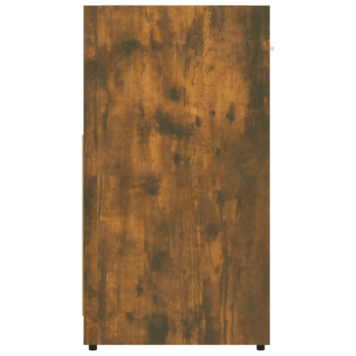 Dulap de baie, stejar fumuriu, 60x33x60 cm, lemn prelucrat - WALTI WALTI