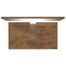 Set de mobilier de baie, stejar fumuriu, lemn prelucrat - WALTI WALTI