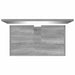 Set de mobilier de baie, gri sonoma, lemn prelucrat - WALTI WALTI