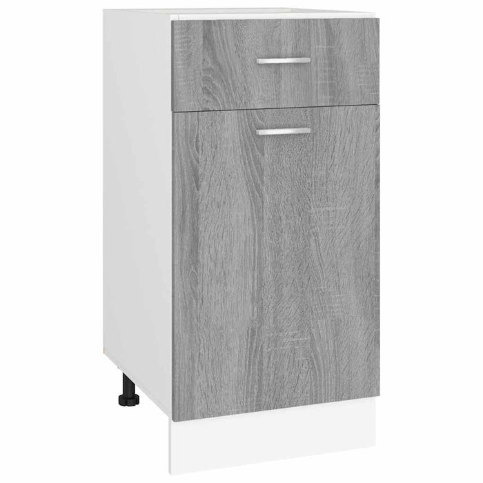 Dulap inferior cu sertar “Lyon” gri sonoma 40x46x81,5cm WALTI
