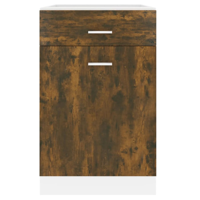 Dulap inferior cu sertar “Lyon”, stejar fumuriu, 50x46x81,5 cm - WALTI WALTI