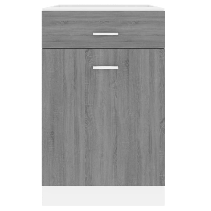 Dulap inferior cu sertar “Lyon” gri sonoma 50x46x81,5cm WALTI