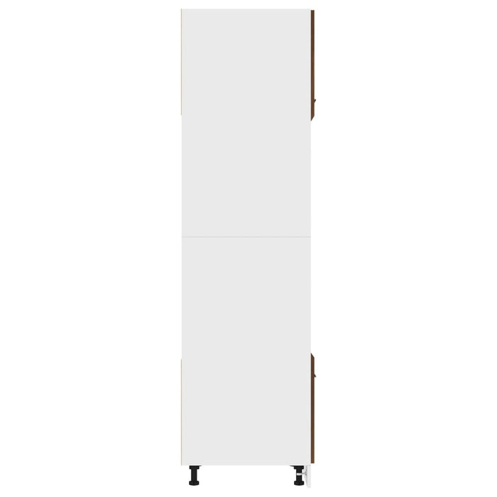 Dulap cuptor microunde “Lyon” stejar maro 60x57x207 cm WALTI
