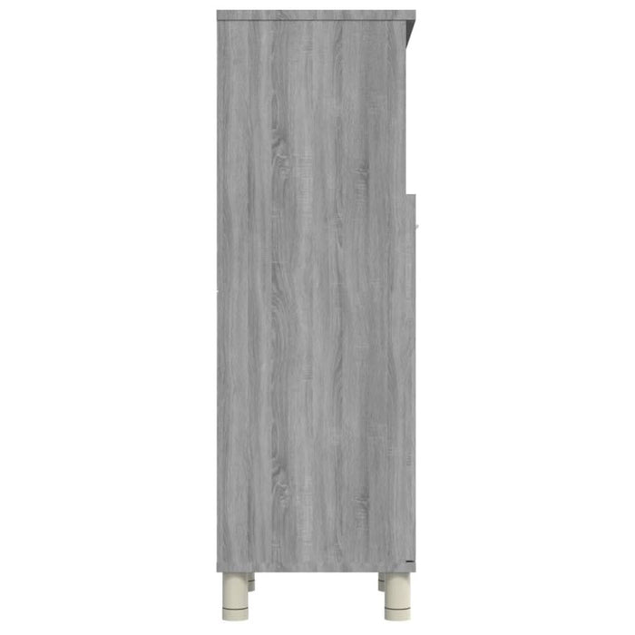 Dulap de baie, gri sonoma, 30x30x95 cm, lemn prelucrat - WALTI WALTI
