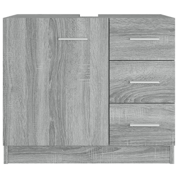 Dulap de chiuvetă, gri sonoma, 63x30x54 cm, lemn prelucrat - WALTI WALTI
