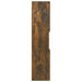 Dulap de baie, stejar fumuriu, 30x30x130 cm, lemn prelucrat - WALTI WALTI
