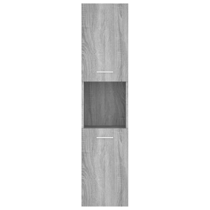 Dulap de baie, sonoma gri, 30x30x130 cm, lemn prelucrat - WALTI WALTI