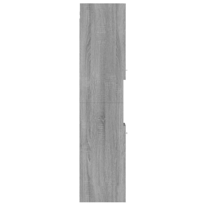 Dulap de baie, sonoma gri, 30x30x130 cm, lemn prelucrat - WALTI WALTI