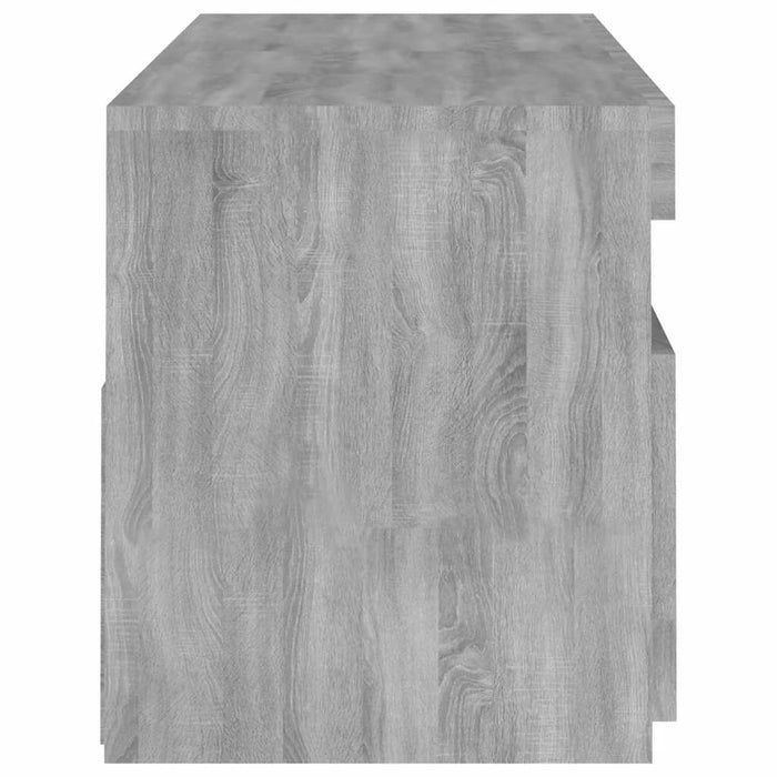 Comodă TV cu lumini LED, gri sonoma, 120x35x40 cm - WALTI WALTI
