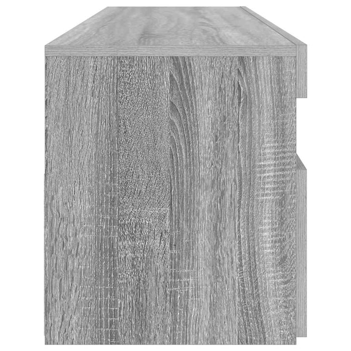 Comodă TV cu lumini LED, gri sonoma, 90x35x40 cm - WALTI WALTI