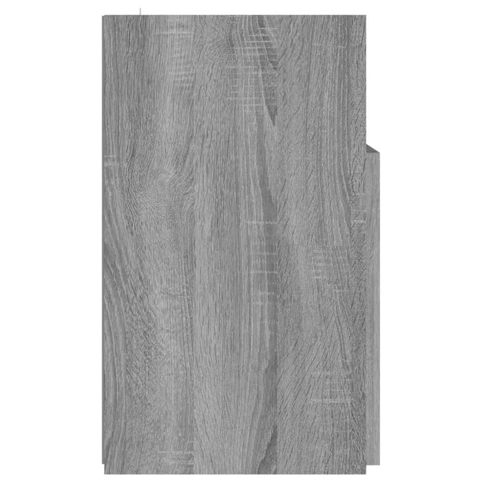 Comodă TV cu lumini LED, gri sonoma, 120x30x50 cm - WALTI WALTI