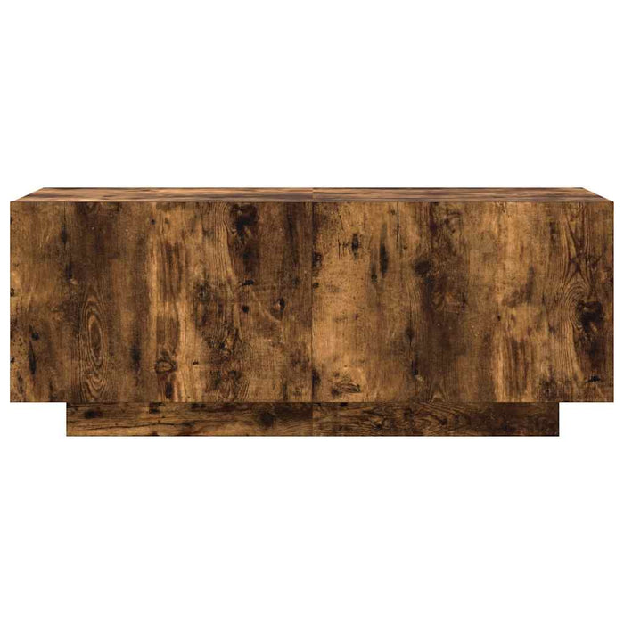 Comodă TV, stejar fumuriu, 100x35x40 cm, lemn prelucrat - WALTI WALTI