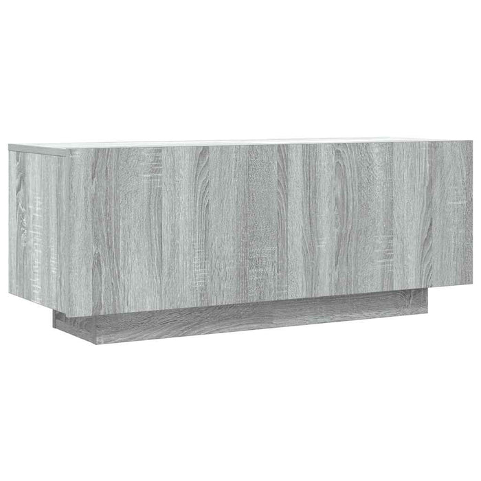 Comodă TV, gri sonoma, 100x35x40 cm, lemn prelucrat - WALTI WALTI