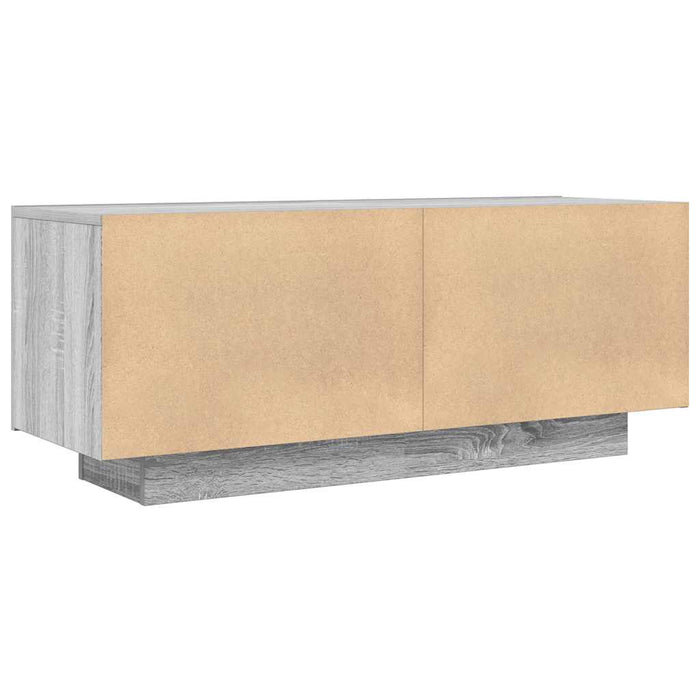 Comodă TV, gri sonoma, 100x35x40 cm, lemn prelucrat - WALTI WALTI