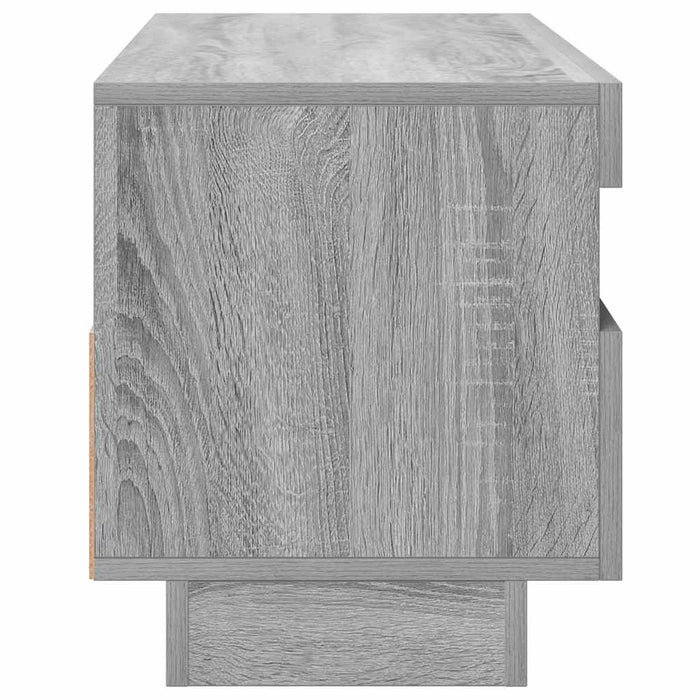 Comodă TV cu lumini LED, gri sonoma, 100x35x40 cm - WALTI WALTI