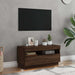 Comodă TV cu lumini LED, stejar maro, 80x35x40 cm - WALTI WALTI