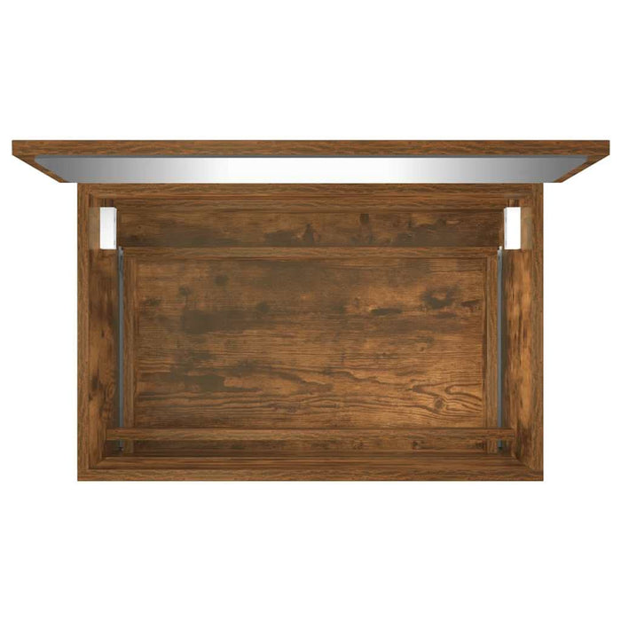 Set mobilier de baie, 2 piese, stejar fumuriu, lemn prelucrat - WALTI WALTI