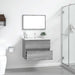 Set mobilier de baie, 2 piese, gri sonoma, lemn prelucrat - WALTI WALTI