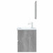 Set mobilier de baie, 2 piese, gri sonoma, lemn prelucrat - WALTI WALTI