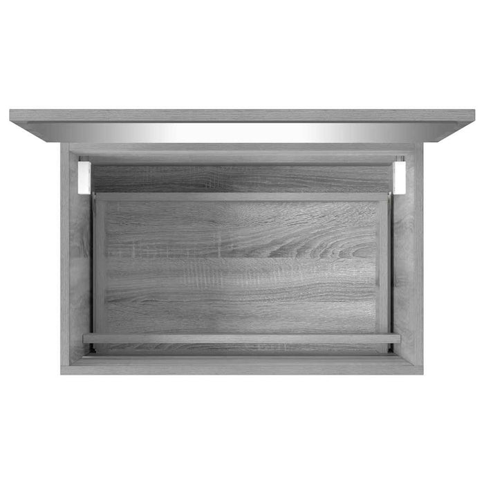 Set mobilier de baie, 2 piese, gri sonoma, lemn prelucrat - WALTI WALTI