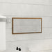 Set mobilier de baie, 2 piese, stejar fumuriu, lemn prelucrat - WALTI WALTI