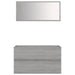 Set mobilier de baie, 2 piese, gri sonoma, lemn prelucrat - WALTI WALTI