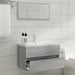 Set mobilier de baie, 2 piese, gri sonoma, lemn prelucrat - WALTI WALTI