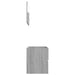 Set mobilier de baie, 2 piese, gri sonoma, lemn prelucrat - WALTI WALTI