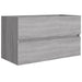 Set mobilier de baie, 2 piese, gri sonoma, lemn prelucrat - WALTI WALTI