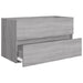 Set mobilier de baie, 2 piese, gri sonoma, lemn prelucrat - WALTI WALTI