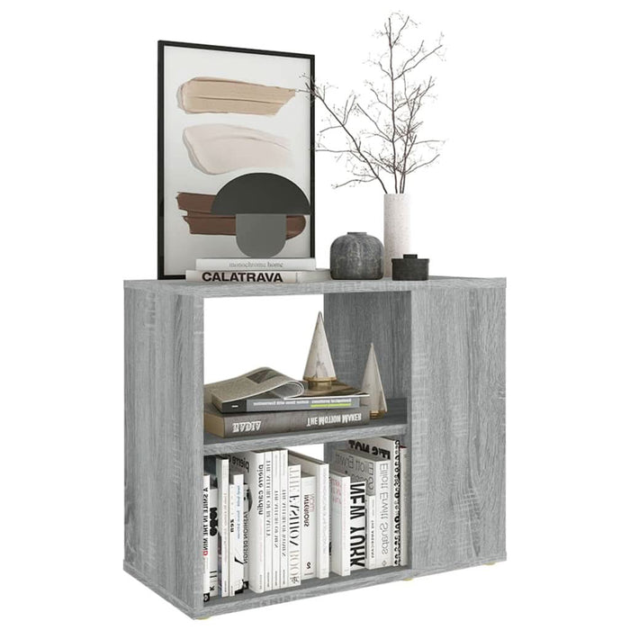 Dulap lateral, gri sonoma, 60x30x50 cm, lemn prelucrat - WALTI WALTI