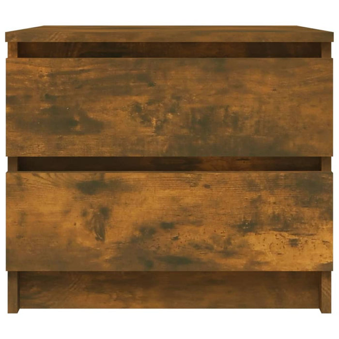 Noptiere, 2 buc., stejar fumuriu, 50x39x43,5 cm, lemn prelucrat - WALTI WALTI