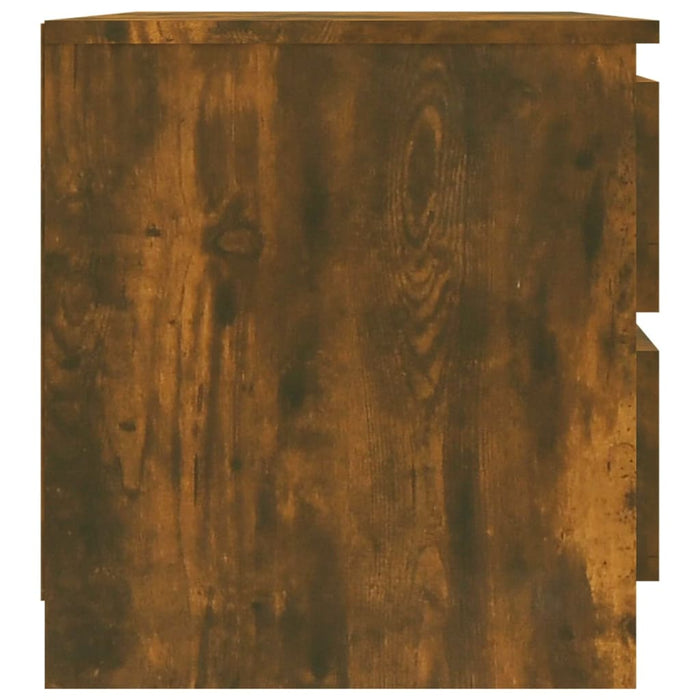 Noptiere, 2 buc., stejar fumuriu, 50x39x43,5 cm, lemn prelucrat - WALTI WALTI