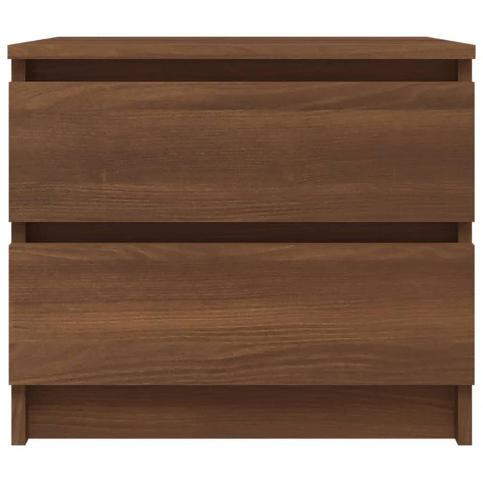 Noptiere, 2 buc., stejar maro, 50x39x43,5 cm, lemn prelucrat WALTI